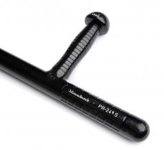 Monadnock PR-24 Police Baton, Surplus. This is he STS version that features the so-called Trumbull stop at the end of the side handle to keeps the baton better in your grip.