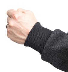Jämä Wool Bomber Jacket. Ribs at all openings.