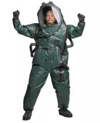 Polish OOB-1 HAZMAT Suit, Surplus. Great success! The suit holds air and there's plenty to breathe!