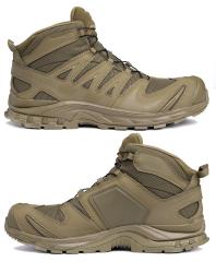 Salomon XA Forces MID, Coyote. Reinforcements on the outside and instep.