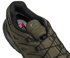 Salomon XA Forces GTX, Ranger Green. Speed lacing with a sneaky pocket in the tongue.