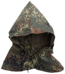 BW Shelter Half Pouch / Hood, Flecktarn, Surplus.
