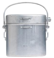 French Large Mess Kit, Aluminium, Surplus.