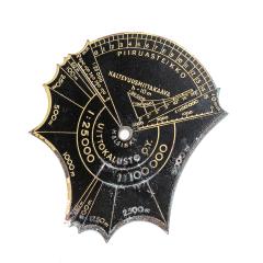 Finnish Army Map Measuring Tool, Surplus.