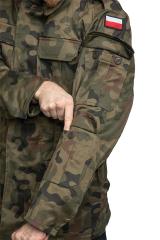 Polish Parka with Removable Liner, Wz. 93 Pantera Camo, Surplus. Sleeve pockets on both sides. The left side has an extra pocket.
