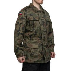 Polish Parka with Removable Liner, Wz. 93 Pantera Camo, Surplus. Model measurements: Height 182cm, Chest 95cm
Jacket size: 178/92