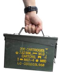 US Ammunition Box, .30 Cal, Surplus. 