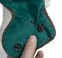 Austrian Field Cap, Winter Model, Funny Green, Surplus.