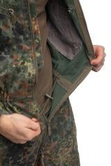 BW Tanker Coverall, Flecktarn, Surplus. Adjustment drawcords on the waist.