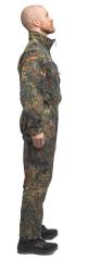 BW Tanker Coverall, Flecktarn, Surplus. Model height is 182 cm with 95 cm chest and wearing size 7 overalls.