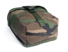 Dutch MOLLE Pouch, General Purpose, Medium, Woodland, Surplus.