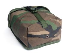 Dutch MOLLE General Purpose Pouch, Medium, Woodland, Surplus. 