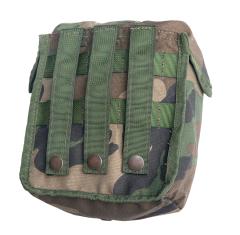 Dutch MOLLE General Purpose Pouch, Medium, Woodland, Surplus. 