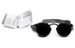 Swiss Mountain Trooper Goggles w. Aluminum Case, Surplus.
