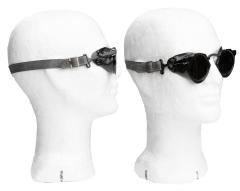 Swiss Mountain Trooper Goggles w. Aluminum Case, Surplus.