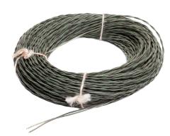 Field Phone Cable, 100 m / 300', Surplus. These come in various colors but the color doesn't make any difference.