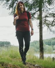 Särmä Adventure Leggings. Model is 170 cm tall with a 72 cm waist and 100 cm hips. Wearing size Medium Regular.