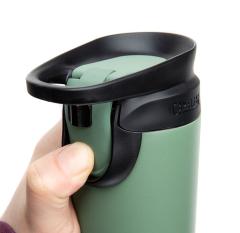 Camelbak Forge Flow SST Ins Thermos Bottle, 0.35 l, Moss. Press the lever to release the drinking port and drink, release the lever, and the bottle is again sealed and leak-proof. If you want, you can also lock the thermos open for more frequent sips or for cooling the hot drink down a bit.