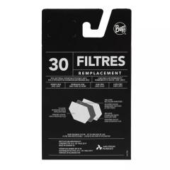 Buff Replacement Filter for Filter Face Mask, 30-Pack.