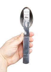 AB BW Model Field Cutlery Set, Stainless Steel. Everything packs up in a neat package.