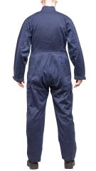 British Coverall, Dark Blue, Surplus. Coverall size 180/100, model is 183cm/6 ft tall, chest 103cm/41".