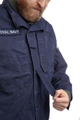 British Royal Navy Light Combat Jacket, Dark Blue, Surplus. 