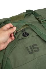 US New-Issue Duffle Bag, Surplus. You can also put a padlock on the bag (lock not included).