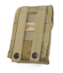 Eagle Industries /Allied SFLCS DMR 7.62 Mag Pouch (SR25), Khaki. Standard PALS in the back.