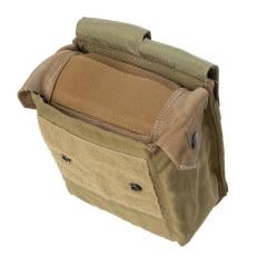Eagle Industries / Allied SFLCS 200 Round SAW Pouch, Khaki. The elastic top makes it a dump pouch.