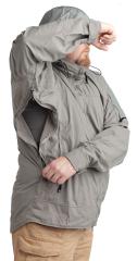 Beyond L5 Glacier PCU Softshell Jacket, surplus. Underarm ventilation zippers.