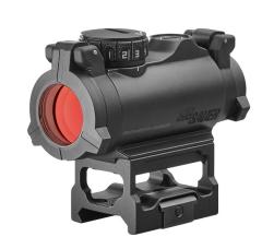 Sig Sauer Romeo MSR Red Dot with Juliet3-Micro Magnifier.