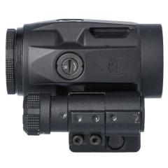 Sig Sauer Romeo MSR Red Dot with Juliet3-Micro Magnifier.