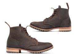 William Lennon B5 Ankle Boots, Dark Brown, Single Thickness Sole. Pictured here is the UK size 9 (about EU 43).