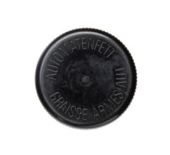 Swiss Weapon Grease Can with Application Brush, Empty, Surplus.