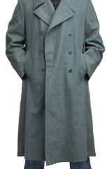 Swiss Greatcoat, Newer Model, Surplus. The pockets fit stuff.