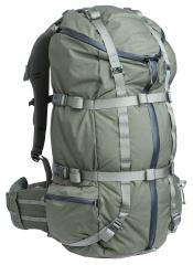 Mystery Ranch Selway 60 L Backpack. Compression straps all around.