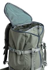 Mystery Ranch Selway 60 L Backpack. Three-way zipper opens the main compartment.