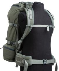 Mystery Ranch Selway 60 L Backpack. Adjustable chest and waist.