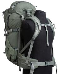 Mystery Ranch Metcalf 71 L Backpack. Easily adjustable chest and waist.