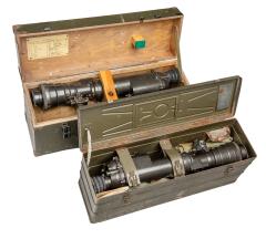 Hungarian PPN-3 Night Vision Scope, Surplus. This scope comes either in a wooden box or a similar metal box as the Polis version below.
