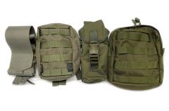 Baribal Tactical Universal Mobile Phone/GPS/Radio Pouch. Color comparison of MD-Textil, Baribal, Savotta, and Blackhawk.