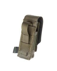 Baribal Multi-Tool Pouch, Velcro. The PALS-compatible straps in the back can be weaved into belt loops as well.