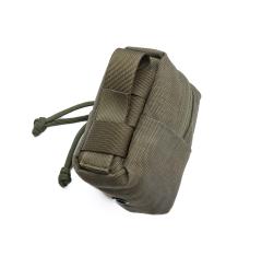 Baribal Cargo Pouch 1x2. The PALS-compatible straps in the back can be weaved into belt loops as well.