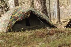 Belgian 2-Person Dome Tent, M1999 Jigsaw, Surplus. 