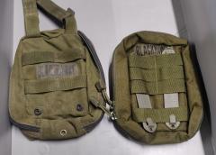 Blackhawk Medical Pouch, Green, Surplus, Used. Some pouches have Speed Clips and we've separated them.