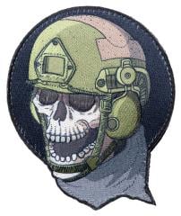 Särmä TST Helmet Skull Morale Patch. 