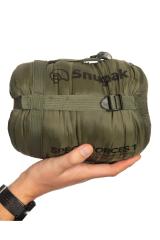 Snugpak Special Forces 1 Sleeping Bag. Comes with a snug compression bag, 16 x 16 cm / 6" x 6".