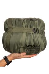 Snugpak Tactical 4 Sleeping Bag. Comes with a compression bag, 25 x 24 cm / 10" x 9".