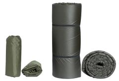 Snugpak BCO Air Mat Sleeping Pad w. Built-in Pump. Size comparison with the Savotta FDF sleeping pad.