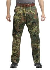 BW Cargo Pants, Flecktarn, New. Mode size: 182cm/80cm, wearing size 04 pants.